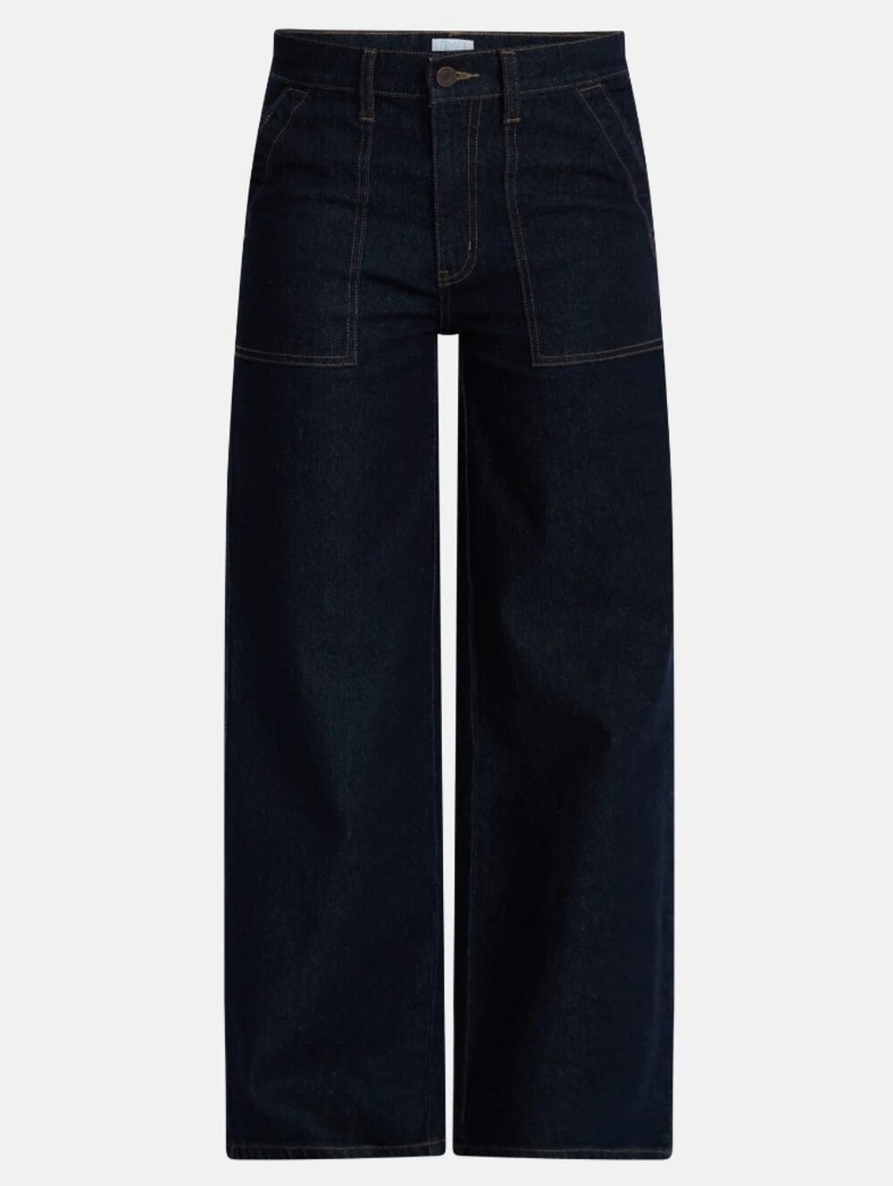 Wide Leg Utility Trousers Womens Size 14 Dark Wash High Rise New NWT - Picture 5 of 11